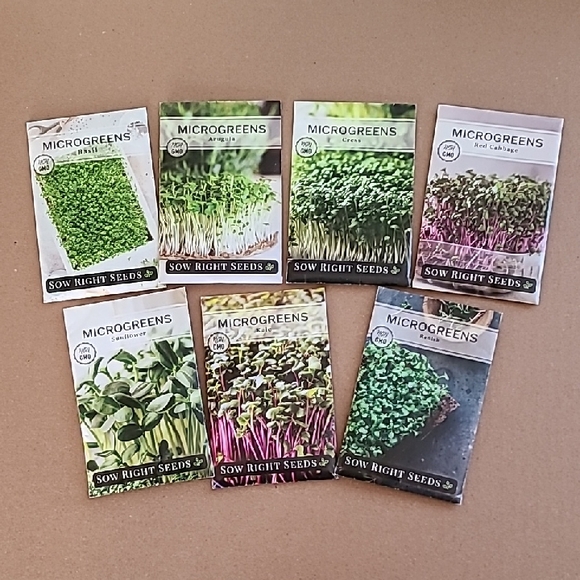 Sow Right Seeds Other - Microgreens Seed Packets Set